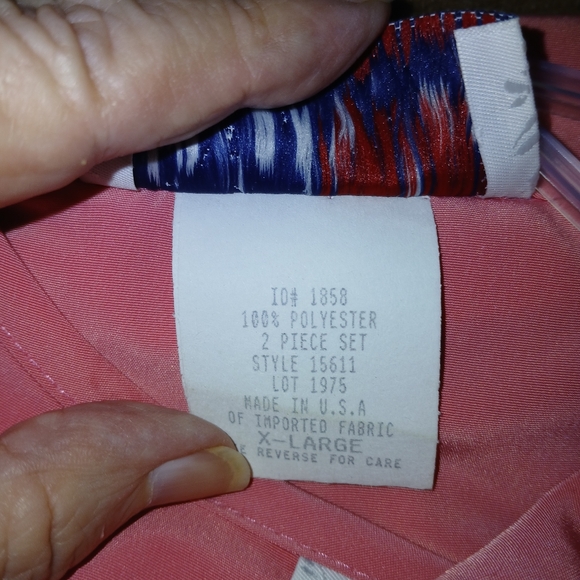 Vintage Bedford Fair Lifestyles Blouse with Matching Tank Top Women's Size XL - Picture 5 of 9